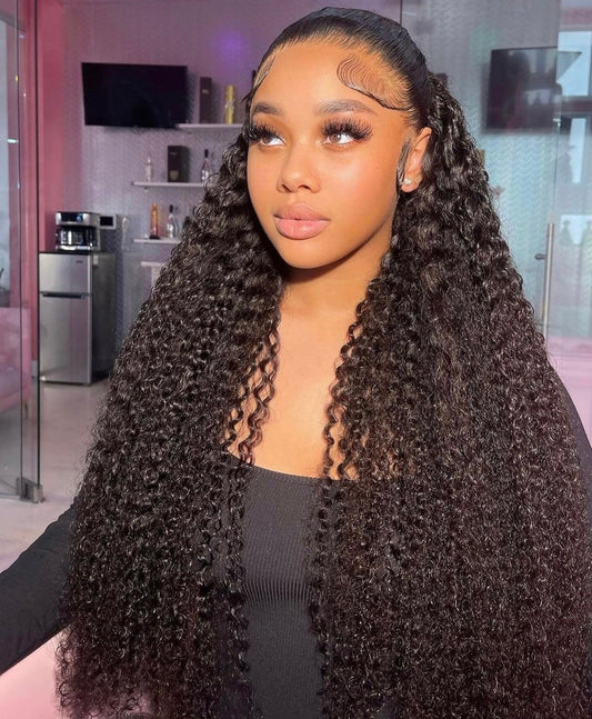 Jerry Curly Full Frontal Wig